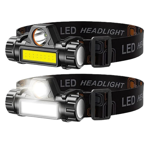 Rechargeable COB LED Strong Magnetic Powerful Headlight Super Bright Head Torch
