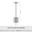 Rechargeable Sensor LED Table Lamp 3 Colors Adjustable Bedside Creative Ambient Light