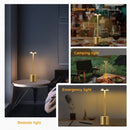 Rechargeable Sensor LED Table Lamp 3 Colors Adjustable Bedside Creative Ambient Light