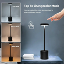 Rechargeable Sensor LED Table Lamp 3 Colors Adjustable Bedside Creative Ambient Light