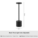 Rechargeable Sensor LED Table Lamp 3 Colors Adjustable Bedside Creative Ambient Light