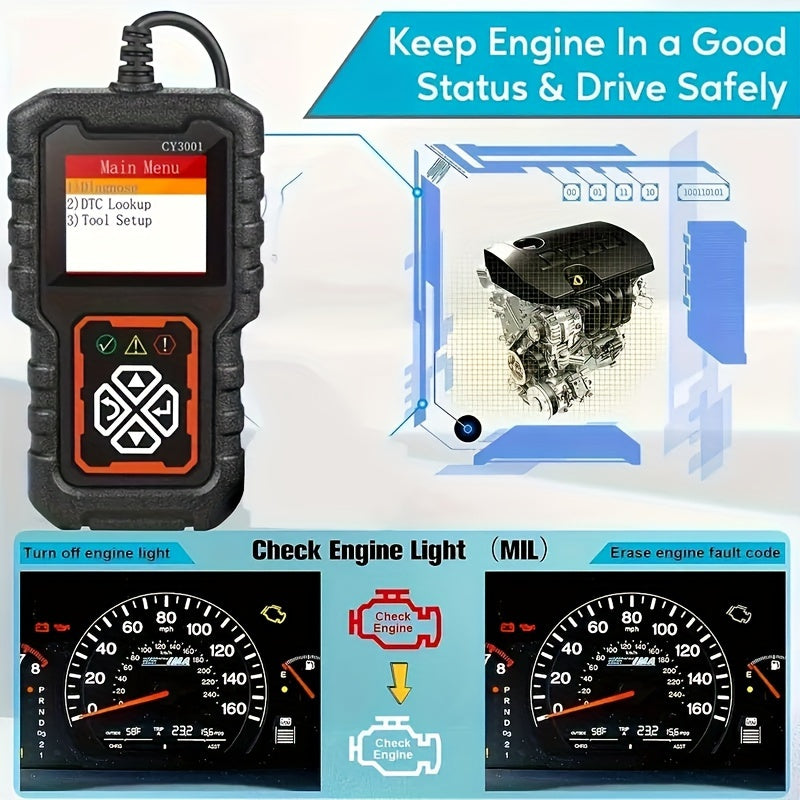 Car OBD2 Scanner Diagnostic Tool Code Reader