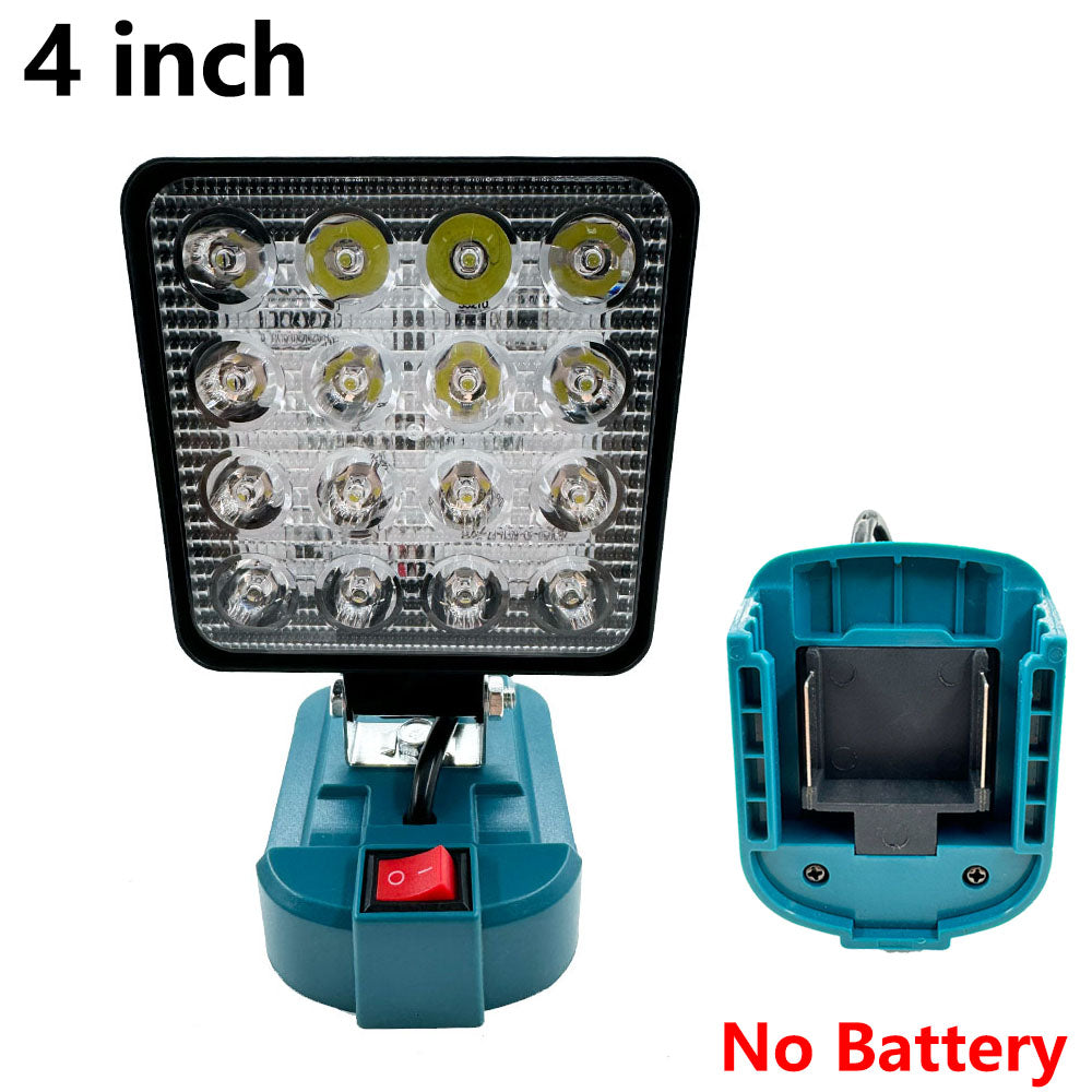 4 inch Cordless LED Work Light For Makita Outdoor Emergency Lighting