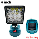4 inch Cordless LED Work Light For Makita Outdoor Emergency Lighting