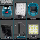 4 inch Cordless LED Work Light For Makita Outdoor Emergency Lighting
