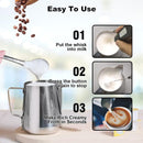 USB Rechargeable 3 Speeds Foam Maker Electric Handle Blender Egg Beater
