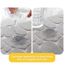 3pcs Set Nonslip Soft Quick Dry Bathroom Soft Rugs