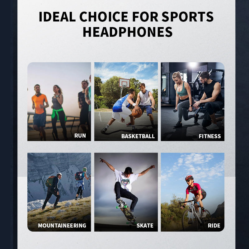 Sports Wireless Ear Hook Waterproof Bone Conduction Earphones