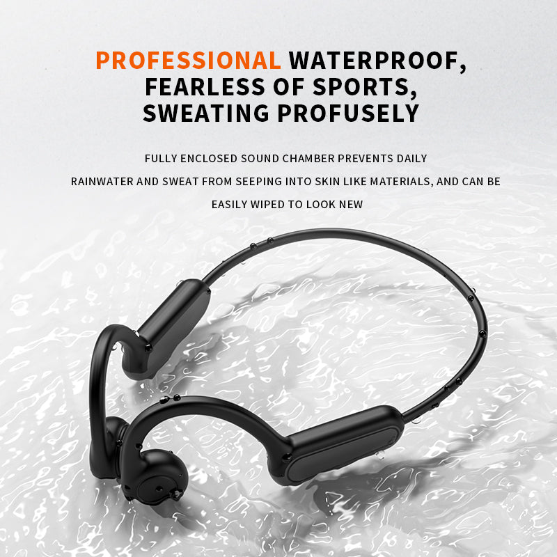 Sports Wireless Ear Hook Waterproof Bone Conduction Earphones