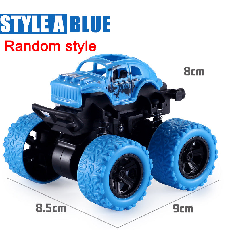Inertial Rotation Power Pull Back Toy Car