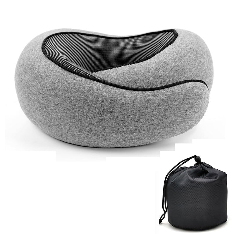 Travel Neck Support Memory Foam U-shaped Neck Pillow