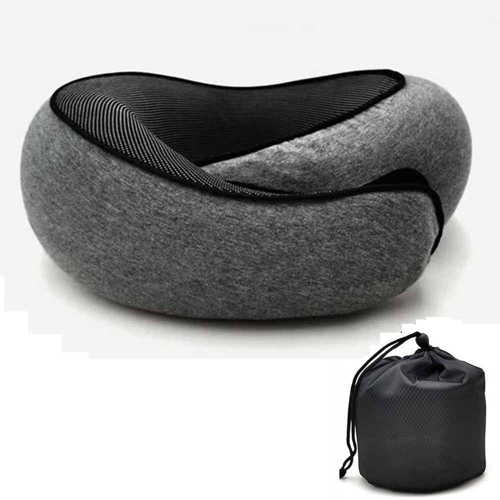 Travel Neck Support Memory Foam U-shaped Neck Pillow