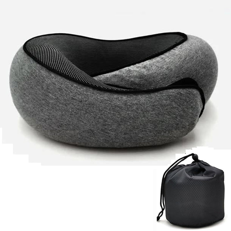 Travel Neck Support Memory Foam U-shaped Neck Pillow