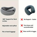 Travel Neck Support Memory Foam U-shaped Neck Pillow