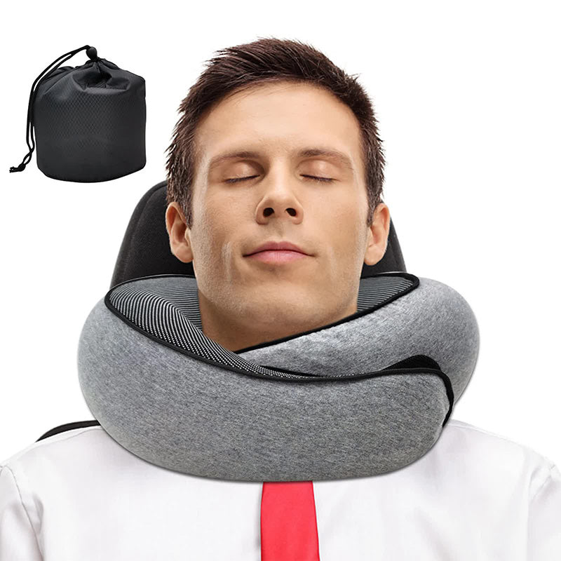 Travel Neck Support Memory Foam U-shaped Neck Pillow