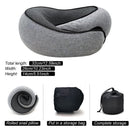 Travel Neck Support Memory Foam U-shaped Neck Pillow