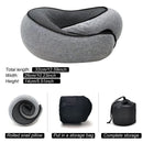 Travel Neck Support Memory Foam U-shaped Neck Pillow