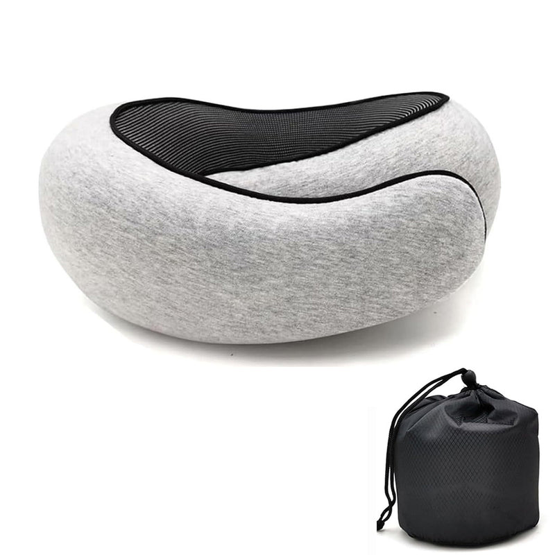Travel Neck Support Memory Foam U-shaped Neck Pillow
