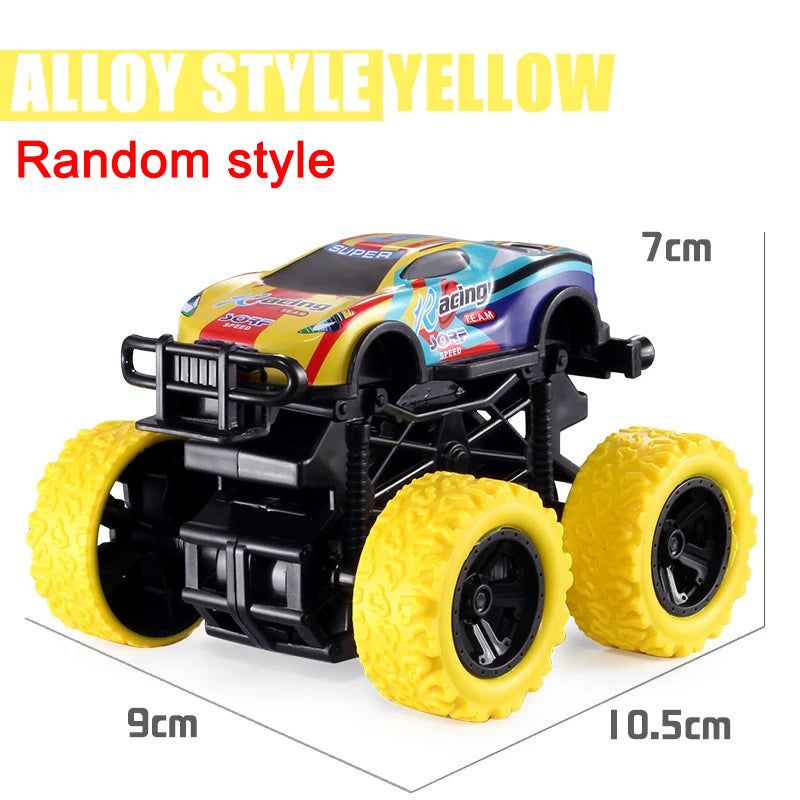 Inertial Rotation Power Pull Back Toy Car