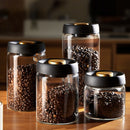 Coffee Beans Vacuum Sealed Tank Transparent Glass Food Storage Jars