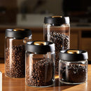 Coffee Beans Vacuum Sealed Tank Transparent Glass Food Storage Jars