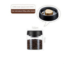 Coffee Beans Vacuum Sealed Tank Transparent Glass Food Storage Jars