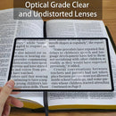 Full Page Large Sheet Magnifier Glass Reading Aid