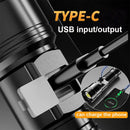 Rechargeable High Power Military Tactical Flashlight Telescopic Zoom Torch Lamp