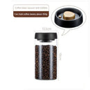 Coffee Beans Vacuum Sealed Tank Transparent Glass Food Storage Jars