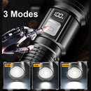 Rechargeable High Power Military Tactical Flashlight Telescopic Zoom Torch Lamp