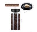 Coffee Beans Vacuum Sealed Tank Transparent Glass Food Storage Jars