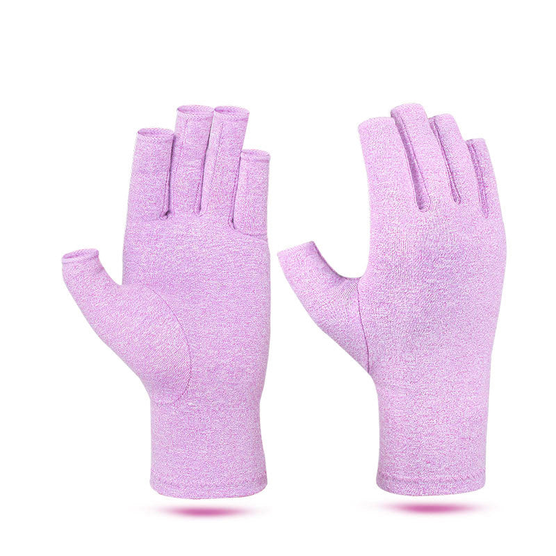 Relieve Hand Discomfort Fingerless Compression Gloves