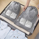 5pcs Non Woven Shoes Storage Bag Closet Organizer