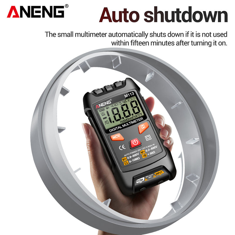 Digital AC/DC Voltage Meter Ohm NCV Measuring Mini Electricity Test Tool