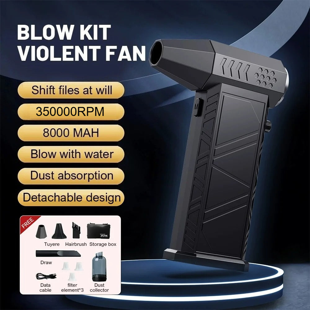 Powerful Air Blower Vacuum Dust Cleaner Brushless Turbo Jet Blower
