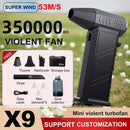Powerful Air Blower Vacuum Dust Cleaner Brushless Turbo Jet Blower