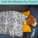 Soft Fluffy Cute Cartoon Pattern Pet Blanket
