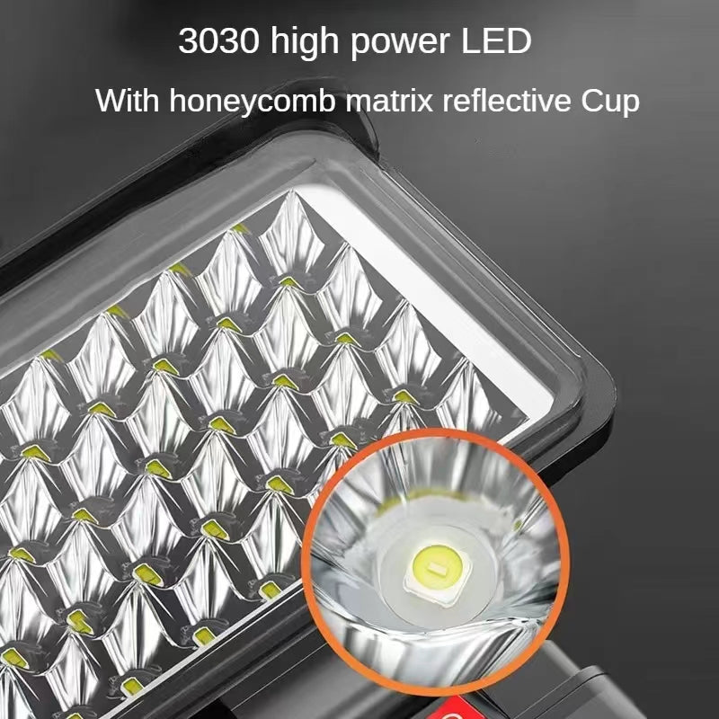 LED Portable Spotlights Cordless Outdoor Handheld Emergency Tool Light Fit Dewalt 18V Battery