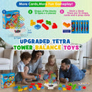 Balance Building Blocks Stacked Tetra Tower Game