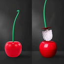Creative Lovely Cherry Shape Lavatory Toilet Brush Set