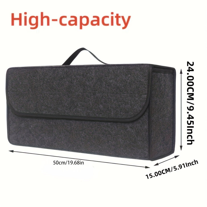Anti Slip Compartment Boot Storage Organizer Car Storage Bag
