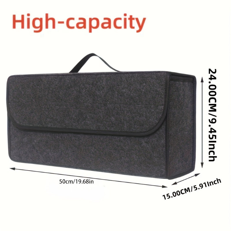 Anti Slip Compartment Boot Storage Organizer Car Storage Bag