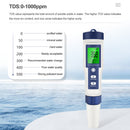 5 In 1 Digital PH TDS EC Meter Pen Salinity Temperature Tester