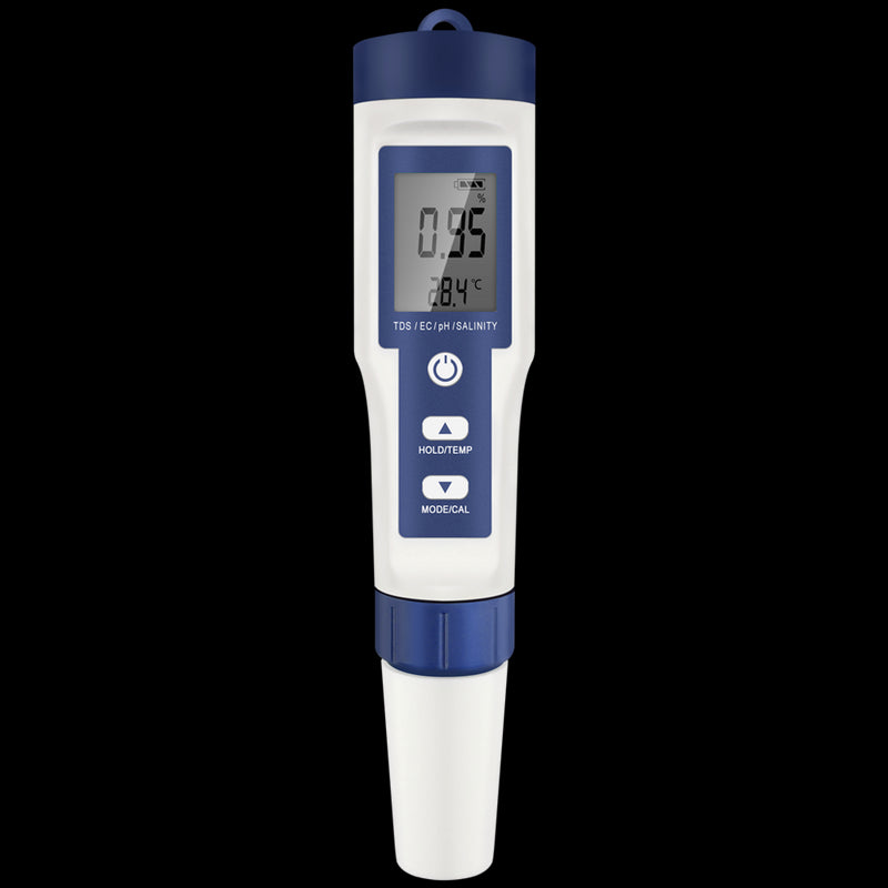 5 In 1 Digital PH TDS EC Meter Pen Salinity Temperature Tester