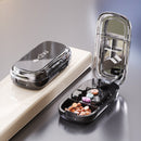 Portable Drug Tablet Medicine Dustproof Divider Organizer Crusher Pill Cutter