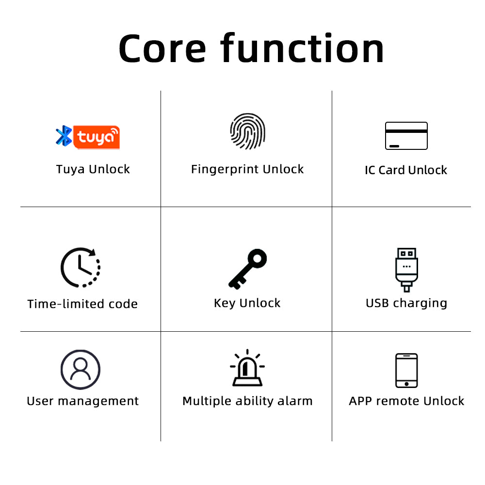 Bluetooth Smart Fingerprint Door Lock