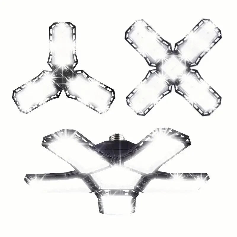 Super Bright Garage Lighting LED Shop Light With Adjustable Panels