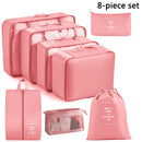 Travel Storage Bag Set Clothing Sorting Bags Packing Cubes