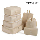 Travel Storage Bag Set Clothing Sorting Bags Packing Cubes