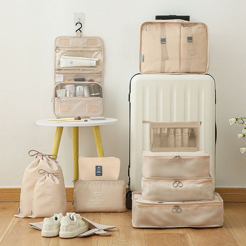 Travel Storage Bag Set Clothing Sorting Bags Packing Cubes